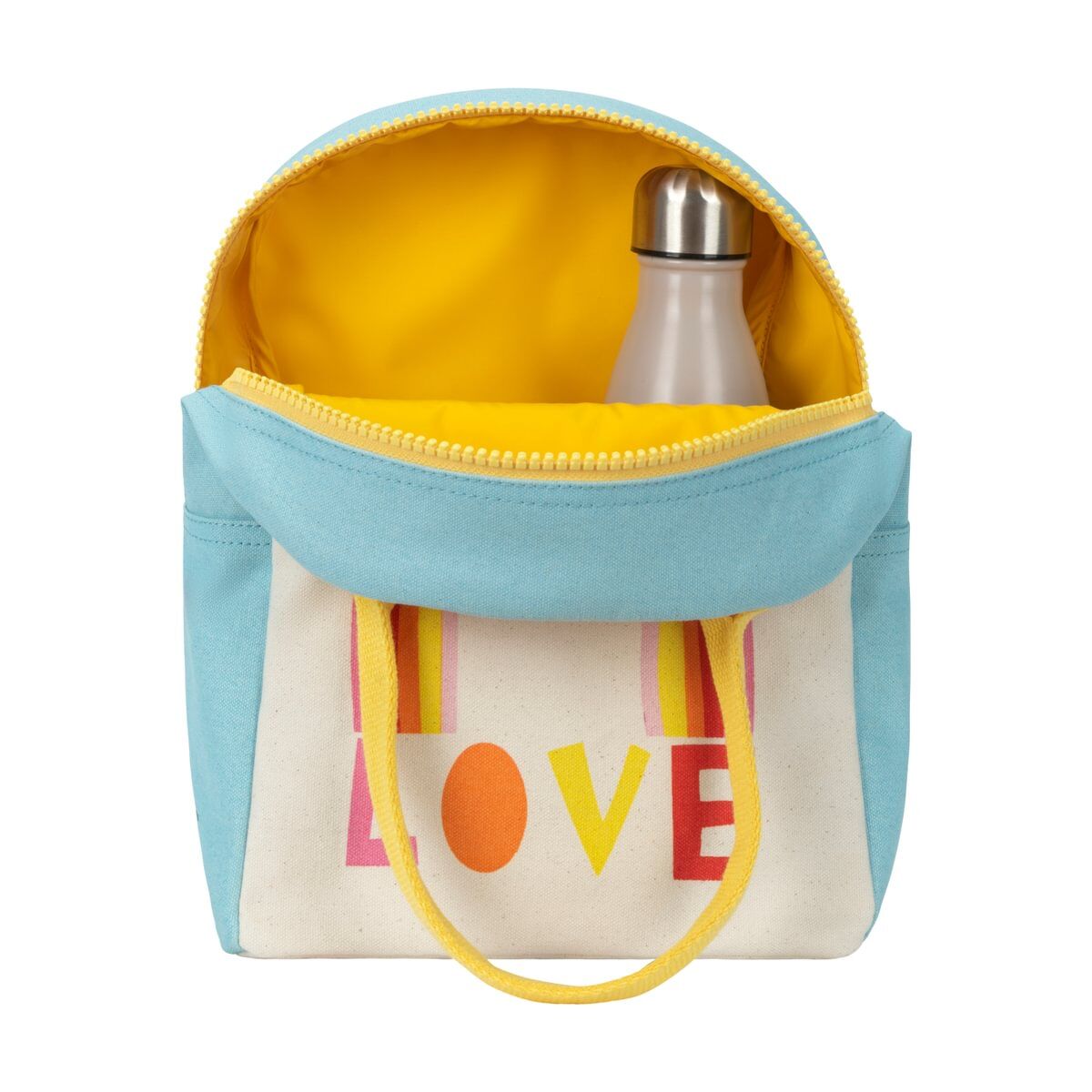 Lunch bag με φερμουάρ LOVE
